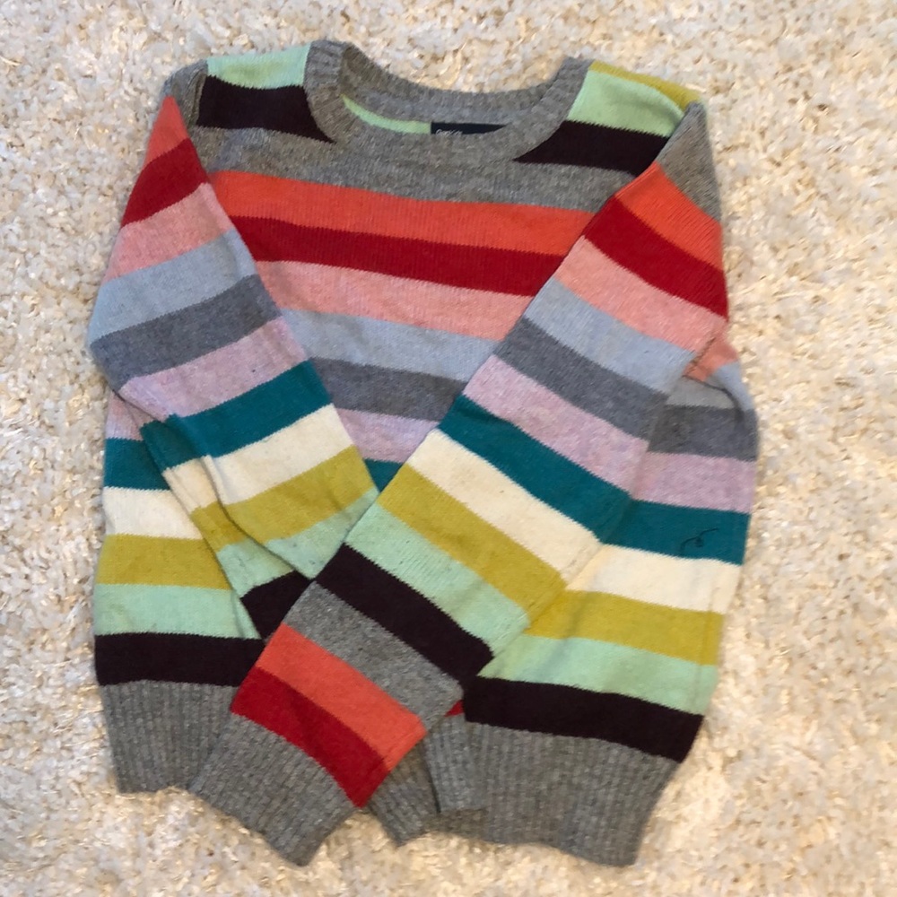Striped long-sleeved shirt